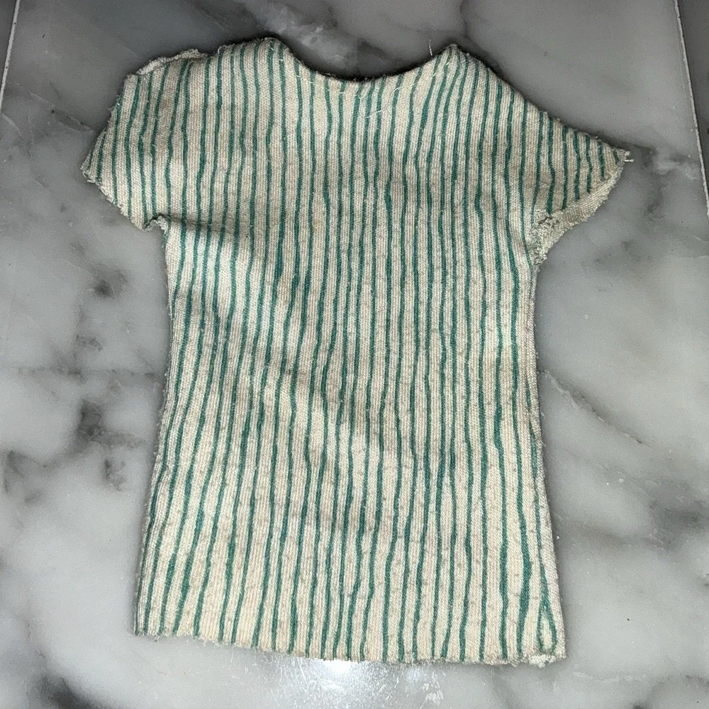 Hasbro Jem and the Holograms Jerrica dress vintage 1986 Shirt Blue Striped